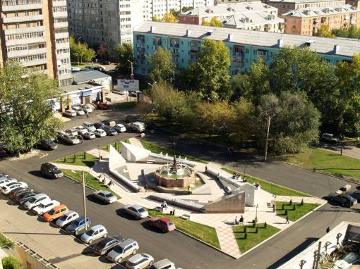Площадь влюбленных в Красноярске Источник:http://www.arban.ru/