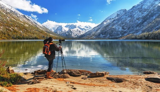 Среднее Мультинское озеро, Алтай, Фото