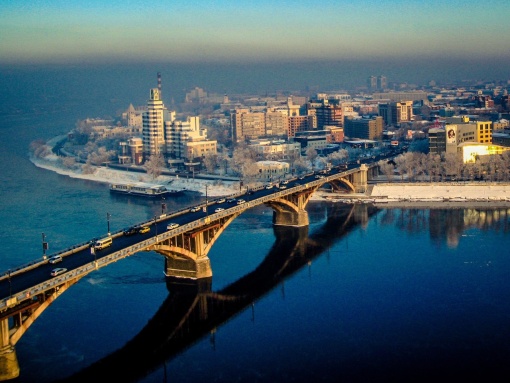 мост, Ангара, Иркутск, фото