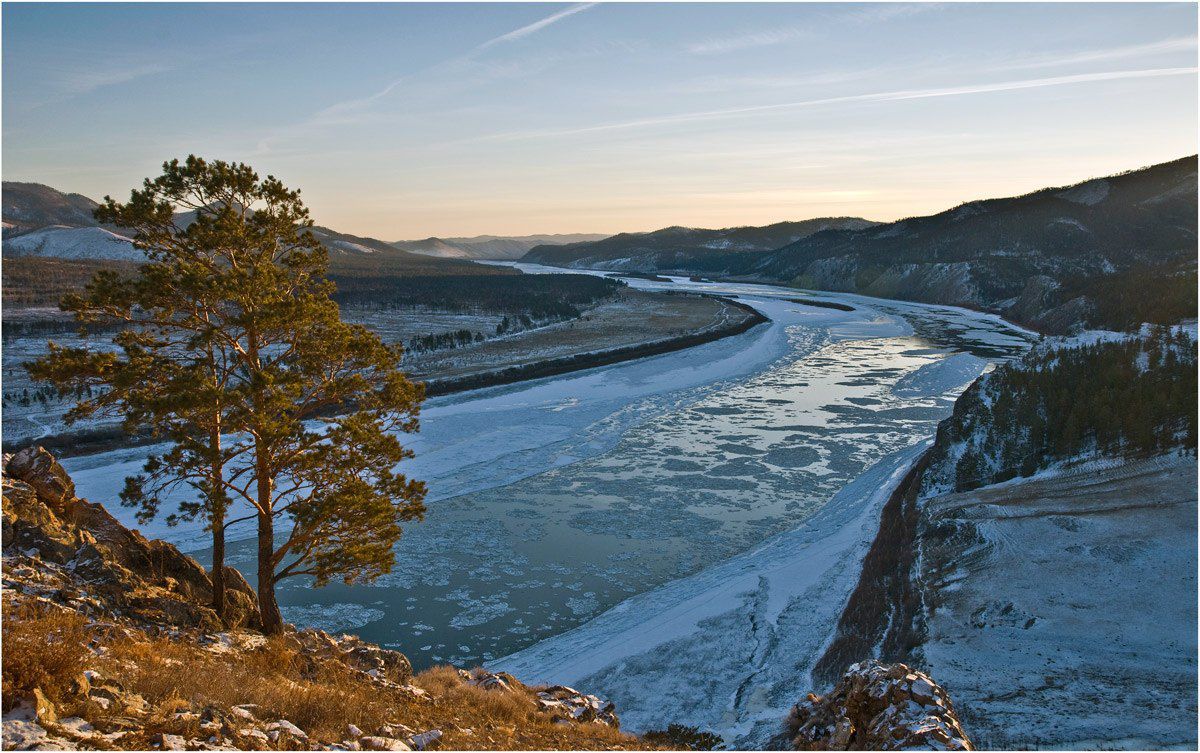 Река озера Байкал Селенга
