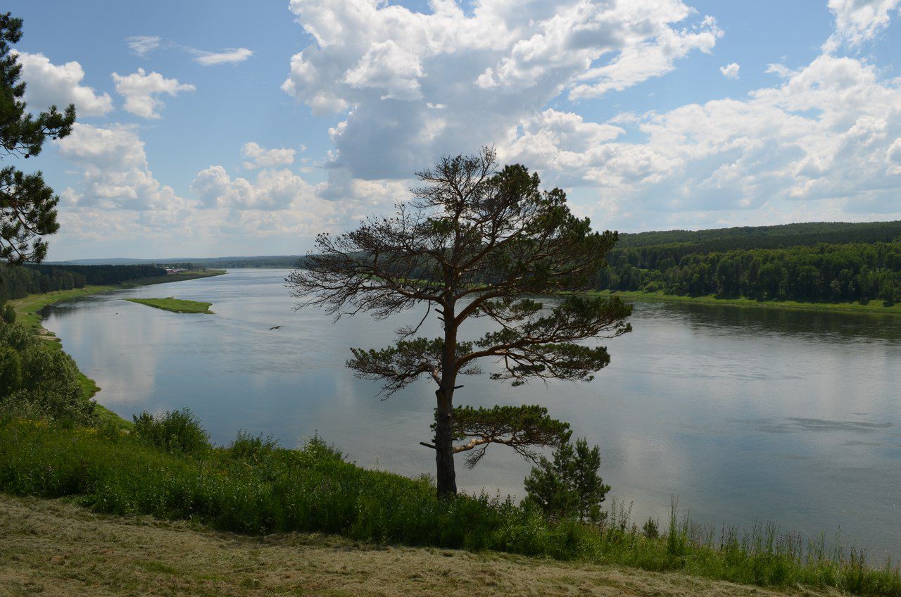 река Томь, фото