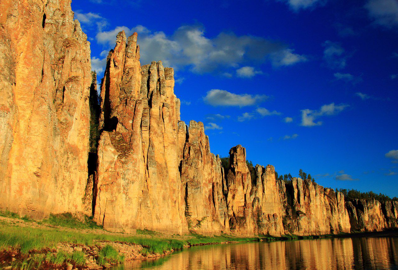 река Синяя, Синские столбы, Якутия, Фото