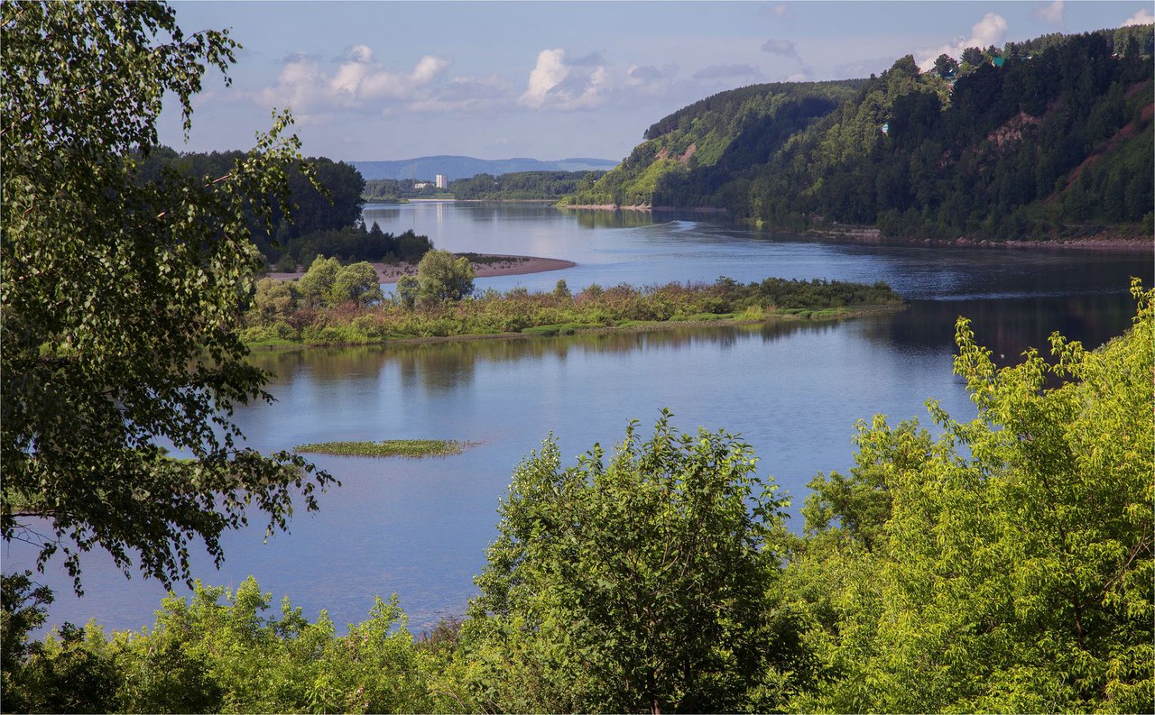 Река Томь, Кемеровская обл. Фото