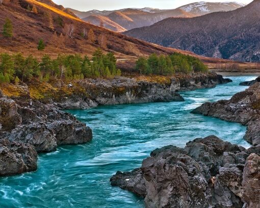 Горный алтай фото летом катунь